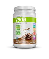 Vega Essentials Shake Chocolate(17 Servings, 21.6 Ounce) - Plant Based Vegan Protein Powder, Non Dairy, Gluten Free, Smooth and Creamy, Non GMO