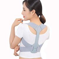 SPLY DTEM Correct The Back of The Children 's Students.' Correct Posture for Correcting The Back of The Spine Artifact.Breathable Back Correction Belt (Color: Gray, Size: M).