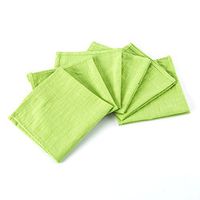 www.Beadingsupplys.com Apple Green Napkin for Weddings Pack of 6 | Wholesale Cotton Cloth Napkins