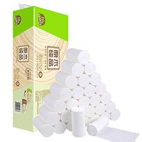 10 Rolls Natural Toilet Paper Bathroom Toilet Tissues For Home, Restaurant And Shopping-mall