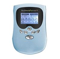 10 Modes Best tens EMS nmes Unit Machines Electric Electron Electronic Pulse Back Neck Legs Massagers Handheld for Back Neck Shoulder Knee Pain tmj Replacement Pads PM10AB (Blue) HealthmateForever