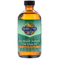 Garden of Life, Olde World Icelandic Cod Liver Oil, Lemon Mint Flavor, 8 fl oz (236 ml)