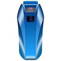 Lighters Dual Arc Lighter USB Lighter Plasma Electronic Rechargeable Flameless Windproof Touch Swich Lighter Good for Cigar Cigarette Candle Pipe(Blue)