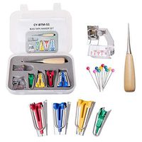 Fineday Sewing Machine, 16-Piece DIY Edging Device Belt Curler Edging Strip Sewing Tool Set, Arts,Crafts & Sewing Multicolor, Easter Products Onsale