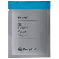 Coloplast Brava - Skin Barrier Wipes - Sting-Free - Alcohol-Free - Silicone-Based