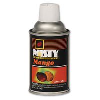 Misty 1021970 Metered Dry Deodorizer Refills, Mango, 7 oz Aerosol, 12/Carton