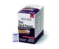 Medique Products 81913 Medi-First Sinus And Pain Pressure, 500 Tablets, 250 X 2