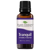 Plant Therapy Essential Oil | Tranquil Synergy Blend | Stress Relief, Sleep, Peace & Calming Blend | 100% Pure, Undiluted, Natural Aromatherapy, Therapeutic Grade | 30 Milliliter (1 Ounce)
