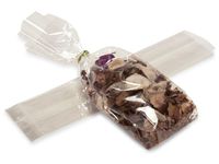Pack of 100, Cello Bags 2.75" x 2" x 11.5" Clear Gusset Style Cello Bags 1.2 Mil Excellent for Stationery, Greeting Cards, Cups, Mugs, Candles, Gifts & Smaller Quantities of Food Items