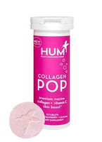 HUM Collagen Pop Marine Collagen Drink, Skin Supplement with Vitamin C, Dissolvable Collagen Tablets for Optimal Skin Care- Strawberry Lemon - Gluten Free and Non GMO (10 Fizzy Tablets)