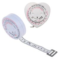 2 Pieces Tape measurea with BMI Dial Body Mass Index Works Out Body Fat Weight