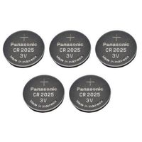 Panasonic CR2025 3V Lithium Coin Battery (Pack of 20)