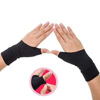 ZZYYZZ Arthritis Hand Compression Gloves,Gel Thumb Hand Wrist Support Gloves Therapy Arthritis Compression for Men and Women (1 Pair)