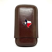 State of Texas 3-Finger Cigar Case – Leather Cigar Case – Cigar Cutters by Jim