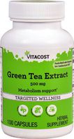 Vitacost Green Tea Extract - Standardized - 500 mg - 100 Capsules
