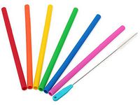 Housavvy Silicone Straws 6 PACK with Cleaning Brush,for YETI Rambler Tumbler 30 OZ 20 OZ, RTIC Tumbler 30 OZ 20 OZ, Ozark and Many other 30OZ 20OZ Tumblers