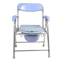 Vei Jie Shower Commode Chair, Elderly, Padded Bath Chair for Disabled People, Bathroom for Bedside Table, Mobile Bedside Toilet, Sitting and Bathing db