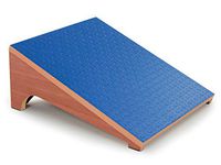 3B Scientific Eucalyptus Wood Slant Board for Controlled Stretching, 15" Length x 14" Width x 6-1/2" Height