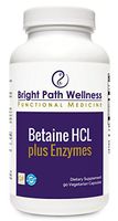 Betaine HCL Plus Enzymes - 90 Caps - L-Glutamic Acid, Pepsin, Gentain, Non GMO, Gluten Free