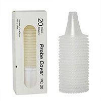 MEETCUTE 100 Count Disposable Ear Thermometer Covers,Earmuffs Ear Thermometer Earcap Replacement Lens Filters Probe Covers Digital Thermometers Cover Caps Adult,Child,Baby (60pcs)