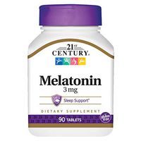 21st Century Melatonin 3 mg Tablets, 90 Count