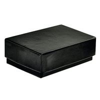 Black Gloss Cotton Filled Small Jewelry Gift Box 10 Pack