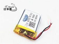 BIHUADE 3.7V 752535 600mah Lithium Polymer Li-Po Rechargeable Battery for DIY Mp3 MP4 MP5 GPS