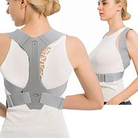 lifevv Back Posture Corrector for Kids & Women & Men + Adjustable Breathable - Effective and Comfortable Posture Brace and Shoulder Support Humpback Correction Belt for Slouching & Hunching (L)