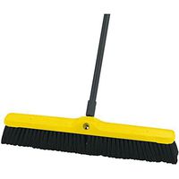Rubbermaid Commercial FG9B1000BLA Tampico Fiber Plastic Foam Block Medium Floor Sweep, Black