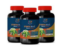 Stress Away for Adults - Stress B and C Natural Complex - Anxiety Relief - Lifts Mood - Improve Mood Pills - 3 Bottle (270 Tablets)