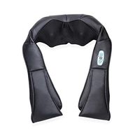 HODIAX Shiatsu Back and Neck Massager with Heat Deep Kneading Massage for Neck, Back, Shoulder, Legs and Foot, Relax Muscle Pain for Home, Car, Office