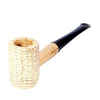 Missouri Meerschaum Washington Corn Cob Pipe - Bent
