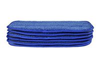 CleanAide All Purpose Twist Yarn Microfiber Mop Pads 10 Inches Blue 6 Pack