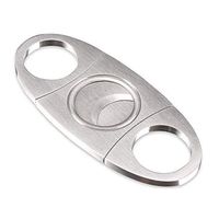 Cigar Cutter Stainless Steel Guillotine Smooth Double Cut Blade by GOCTOS