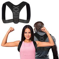 Posture Corrector for Men and Women - Comfortable Upper Back Brace for Clavicle Support, Adjustable Back Straightener, Providing Pain Relief for Neck, Back & Shoulders, under or over clothes