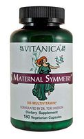 Vitanica Maternal Symmetry, Prenatal and Postnatal Vitamins, Vegan/Vegetarian, 180 Capsules