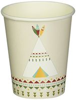 Talking Tables Pow Wow Party Paper Cups for a Birthday Party or General Celebration, Multicolor (12 Pack)