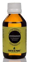 Earth N Pure Lemongrass Essential Oil 100% Pure, Undiluted, Natural And Therapeutic Grade - For Relaxation, Reduce Stress And Anxiety, Improve Digestion And Relieve Nausea (100 ML/3.4 fl.oz)