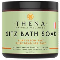 Best Organic Sitz Bath Soak For Postpartum Care Recovery & Natural Hemorrhoid Treatment, Soothes Relieves Pain Reduces Discomfort, 100% Pure Epsom & Dead Sea Salts Witch Hazel Lavender Essential Oil