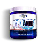 Gaspari Nutrition HYPERAMINO, Complete Amino Acid & Energy Fuel, Rainbow Italian Ice, 10.58 oz (300 g)