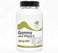 Gamma 300mg and Vitamin E 400IU ~ 200 Capsules - No Additives ~ Naturetition Supplements