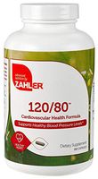 Zahler 120/80, Advanced Blood Pressure Support Supplement, Contains Hawthorn Berry and Much More for Hypertension and Cardiovascular Control, Certified Kosher, 180 Capsules