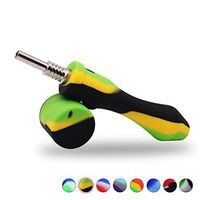 WFB Mini Silicone Honey Straw 4.5" (Yellow/Green/Black)