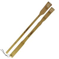 ITCHSTIX Extra Long Old Fashioned Bamboo Back Scratcher Shoe Horn Combo