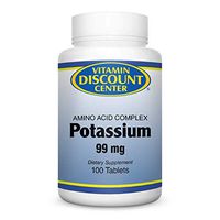 Vitamin Discount Center Potassium 99 mg, 100 Tablets