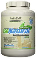ALLMAX Nutrition IsoNatural, Pure Whey Protein Isolate, The Original, Unflavored, 5 lbs (2.25 kg)