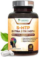 5-HTP 200mg Capsules - Extra Strength Serotonin Support for Sleep & Stress, Made in USA, Best 5-Hydroxytryptophan Supplement for Men and Women, Supports Positive Mood - 120 Caps