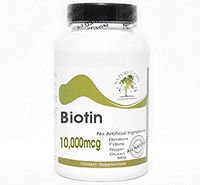 Biotin 10,000mcg ~ 200 Capsules - No Additives ~ Naturetition Supplements