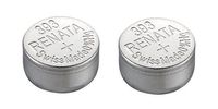Renata Watch Battery Swiss Made Renata 393 or SR754SW Or AG5 1.5V (2 Batteries, 393 Or SR 754 SW)