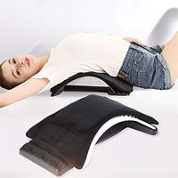 ZSH Massager, USB Heating Stretch Waist Support Massage Mat Spine Correction Muscle Pain Relief,Lumbar Traction Humpback Device